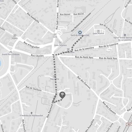 Rambouillet, Studio, Proche Gare Et Chateau エクステリア 写真